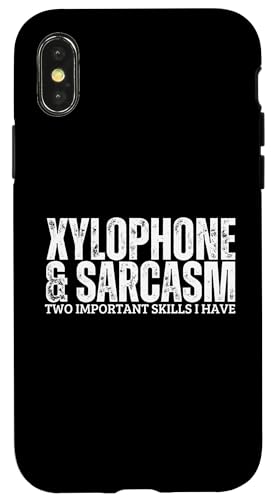 Xylophon und Sarkasmus Lustiger Xylophon-Player Hülle für iPhone X/XS Xylophon und Sarkasmus Lustiger Xylophon-Player Hülle für iPhone X/XS von Xylophone Designs For Percussion Musician