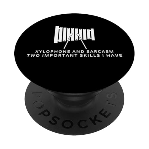 Xylophon und Sarkasmus Lustiger Xylophon-Player PopSockets Klebender PopGrip Xylophon und Sarkasmus Lustiger Xylophon-Player PopSockets Klebender PopGrip von Xylophone Designs For Percussion Musician