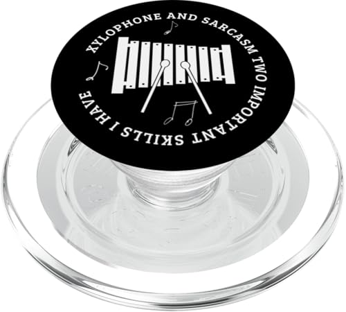 Xylophon und Sarkasmus Lustiger Xylophon-Player PopSockets PopGrip für MagSafe Xylophon und Sarkasmus Lustiger Xylophon-Player PopSockets PopGrip für MagSafe von Xylophone Designs For Percussion Musician