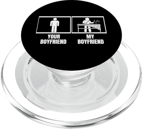 Your Boyfriend My Boyfriend Marimba Vibraphone Xylophon PopSockets PopGrip für MagSafe Your Boyfriend My Boyfriend Marimba Vibraphone Xylophon PopSockets PopGrip für MagSafe von Xylophone Designs For Percussion Musician