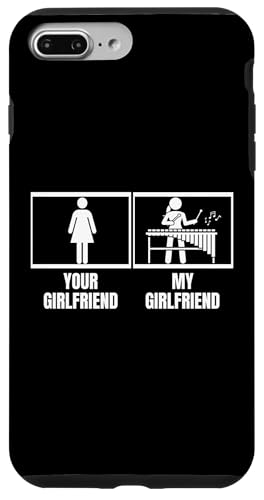 Your Girlfriend My Girlfriend Marimba Vibraphone Xylophon Hülle für iPhone 7 Plus/8 Plus von Xylophone Designs For Percussion Musician