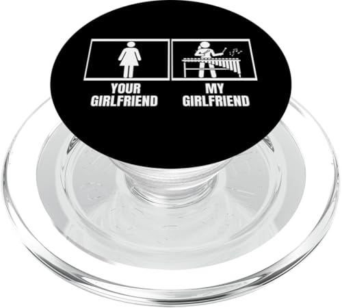 Your Girlfriend My Girlfriend Marimba Vibraphone Xylophon PopSockets PopGrip für MagSafe Your Girlfriend My Girlfriend Marimba Vibraphone Xylophon PopSockets PopGrip für MagSafe von Xylophone Designs For Percussion Musician