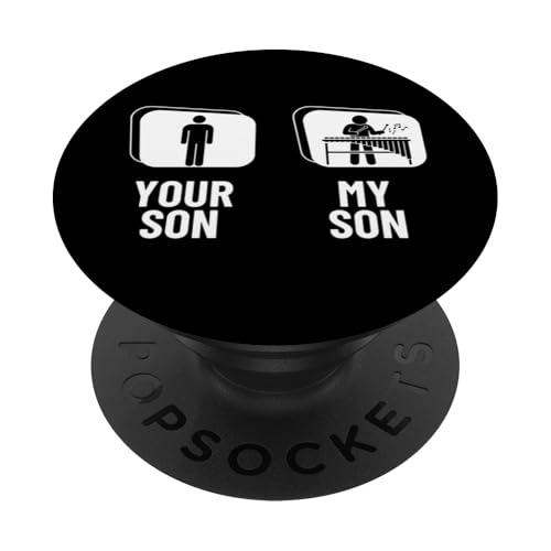Your Son My Son Marimba Vibraphone Lustiges Xylophon PopSockets Klebender PopGrip Your Son My Son Marimba Vibraphone Lustiges Xylophon PopSockets Klebender PopGrip von Xylophone Designs For Percussion Musician