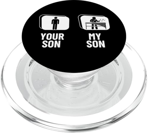 Your Son My Son Marimba Vibraphone Lustiges Xylophon PopSockets PopGrip für MagSafe von Xylophone Designs For Percussion Musician