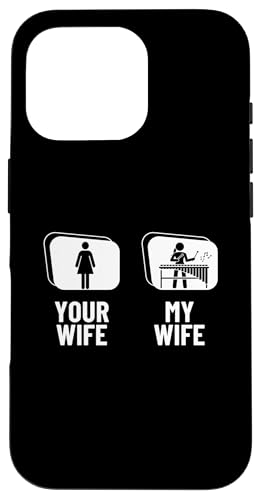 Your Wife My Wife Marimba Vibraphone Lustiges Xylophon Hülle für iPhone 16 Pro von Xylophone Designs For Percussion Musician