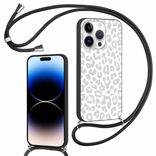 Xylota Handykette Handyhülle für iPhone 11 Pro Max 6,5" Hülle mit Band, Einstellbar zum Umhängen Kordel Case mit Aesthetic Muster Leopard, Weich TPU Bumper Silikon Stoßfest Schutzhülle Cover, Schwarz Xylota Handykette Handyhülle für iPhone 11 Pro Max 6,5" Hülle mit Band, Einstellbar zum Umhängen Kordel Case mit Aesthetic Muster Leopard, Weich TPU Bumper Silikon Stoßfest Schutzhülle Cover, Schwarz von Xylota