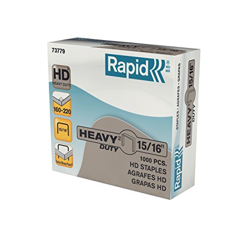 Rapid 73779 HD Heftklammern, 15/16 Zoll, 1000/bx von Xyron