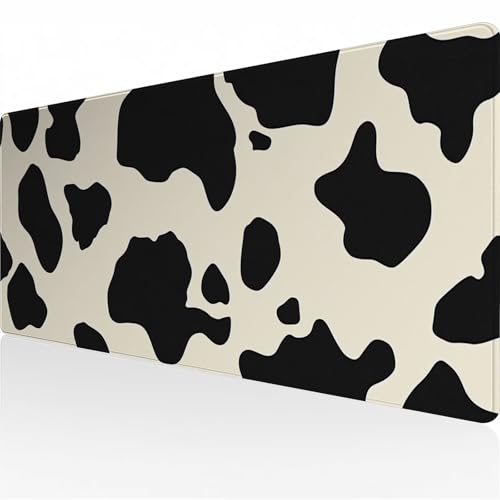Gaming XXL Mauspad Groß Mousepad Schwarz-Weiße Kuh 1200x600x3mm schreibtischunterlage Large Size Vernähte Kanten WassXerdicht Anti-Rutsch Schreibtisch Mats für Home, Gamer, PC, Maus und Tastatur 2907 Gaming XXL Mauspad Groß Mousepad Schwarz-Weiße Kuh 1200x600x3mm schreibtischunterlage Large Size Vernähte Kanten WassXerdicht Anti-Rutsch Schreibtisch Mats für Home, Gamer, PC, Maus und Tastatur 2907 von Xyyhdm