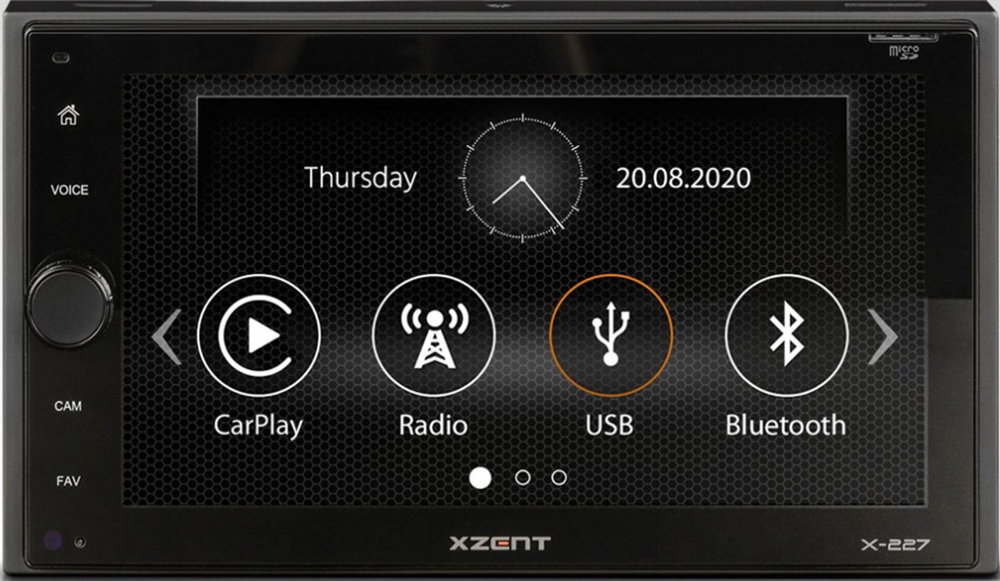 Xzent X-227 INFOTAINER MIT APPLE CARPLAY, DAB+, USB UND BLUETOOTH Autoradio von Xzent