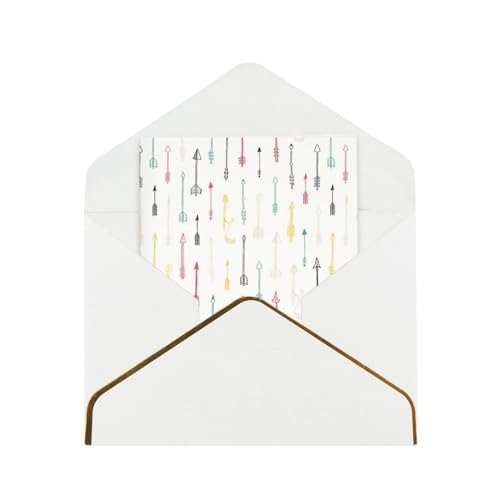 Xzsxhe Bunte handgezeichnete Kunst mit Pfeilen im Boho-Stil, Grußkarten/Karten mit Umschlägen, Karten-Set, Einladungen, Dankeskarten Xzsxhe Bunte handgezeichnete Kunst mit Pfeilen im Boho-Stil, Grußkarten/Karten mit Umschlägen, Karten-Set, Einladungen, Dankeskarten von Xzsxhe