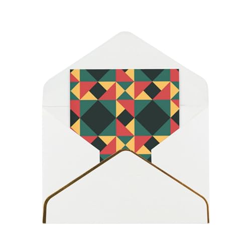 Xzsxhe Geometriske Druck Grußkarten mit Umschlägen Kartenset Einladungen Dankeskarten Weiß Xzsxhe Geometriske Druck Grußkarten mit Umschlägen Kartenset Einladungen Dankeskarten Weiß von Xzsxhe