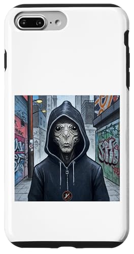 Alien, weiß Hülle für iPhone 7 Plus/8 Plus Alien, weiß Hülle für iPhone 7 Plus/8 Plus von Y.B YouthBlood