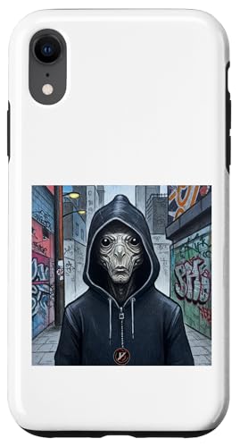 Alien, weiß Hülle für iPhone XR Alien, weiß Hülle für iPhone XR von Y.B YouthBlood
