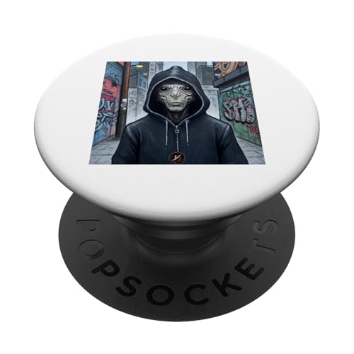 Alien, weiß PopSockets Klebender PopGrip Alien, weiß PopSockets Klebender PopGrip von Y.B YouthBlood