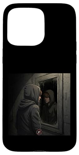 Junge starrt auf sein Spiegelbild Hülle für iPhone 15 Pro Max Junge starrt auf sein Spiegelbild Hülle für iPhone 15 Pro Max von Y.B YouthBlood