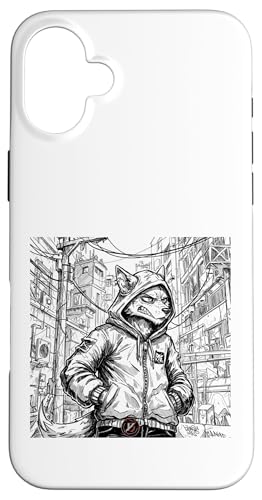 Weißer Wolf Hülle für iPhone 16 Plus von Y.B YouthBlood