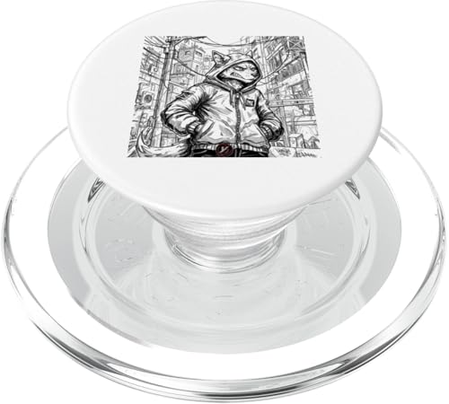 Weißer Wolf PopSockets PopGrip für MagSafe von Y.B YouthBlood