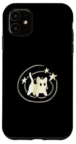90er Jahre Y2K Gruselige Kater Katze hat Angst unter Sternenschwanz Hülle für iPhone 11 von Y2K 90s Cat Tomcat for Women Men