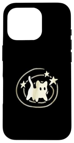 90er Jahre Y2K Gruselige Kater Katze hat Angst unter Sternenschwanz Hülle für iPhone 16 Pro von Y2K 90s Cat Tomcat for Women Men