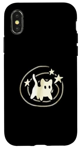 90er Jahre Y2K Gruselige Kater Katze hat Angst unter Sternenschwanz Hülle für iPhone X/XS 90er Jahre Y2K Gruselige Kater Katze hat Angst unter Sternenschwanz Hülle für iPhone X/XS von Y2K 90s Cat Tomcat for Women Men