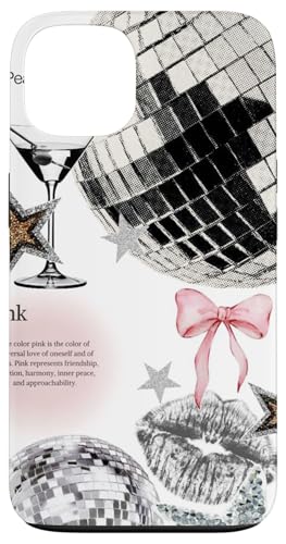 Hülle für iPhone 13 Discokugel & Martini Cocktail Y2K Star Coquette Collage von Y2K Star Coquette Collage