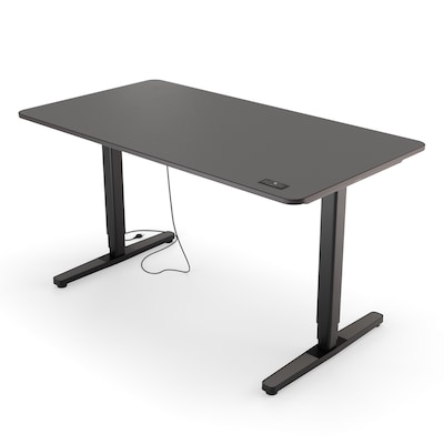 Yaasa Desk Pro 2 - 140x75cm - Dunkelgrau/Schwarz von YAASA