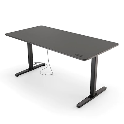 Yaasa Desk Pro 2 - 160x80cm - Dunkelgrau/Schwarz von YAASA