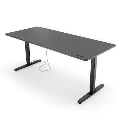 Yaasa Desk Pro 2 - 180x80cm - Dunkelgrau/Schwarz von YAASA