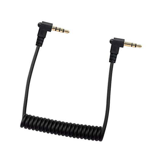 3,5 mm TRS zu TRRS Mikrofonkabel YACSEJAO Spirale 90 Grad 1/8" Stecker zu Stecker Spirale rechtwinkliges Mikrofonkabel für Aufnahmemikrofone 3,5 mm TRS zu TRRS Mikrofonkabel YACSEJAO Spirale 90 Grad 1/8" Stecker zu Stecker Spirale rechtwinkliges Mikrofonkabel für Aufnahmemikrofone von YACSEJAO