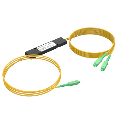YACSEJAO SC/APC Optischer Splitter,SC APC 1X2 FBT Singlemode Fiber Optischer Splitter Kabel Patch SC/UPC PCL Splitter Stecker YACSEJAO SC/APC Optischer Splitter,SC APC 1X2 FBT Singlemode Fiber Optischer Splitter Kabel Patch SC/UPC PCL Splitter Stecker von YACSEJAO
