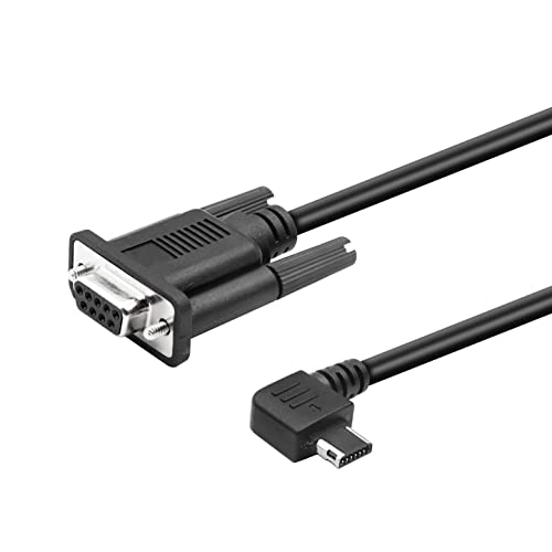 YACSEJAO USB-auf-Seriell-Kabel 6,5 Fuß/2 m USB Mini auf RS-232/DB9 (12-polig) Stecker auf Buchse Adapter für verschiedene serielle Geräte und USB-Mini-12-Pin-Anschluss von YACSEJAO