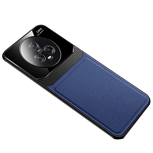 YAGELANG Lederhülle für Honor Magic 5 Pro, Premium Leder + Glas Kameraschutz, Schlanke Handyhülle, Kratzfeste Stoßfest Schutzhülle für Honor Magic 5 Pro,Blue YAGELANG Lederhülle für Honor Magic 5 Pro, Premium Leder + Glas Kameraschutz, Schlanke Handyhülle, Kratzfeste Stoßfest Schutzhülle für Honor Magic 5 Pro,Blue von YAGELANG