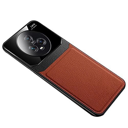 YAGELANG Lederhülle für Honor Magic 5 Pro, Premium Leder + Glas Kameraschutz, Schlanke Handyhülle, Kratzfeste Stoßfest Schutzhülle für Honor Magic 5 Pro,Brown YAGELANG Lederhülle für Honor Magic 5 Pro, Premium Leder + Glas Kameraschutz, Schlanke Handyhülle, Kratzfeste Stoßfest Schutzhülle für Honor Magic 5 Pro,Brown von YAGELANG