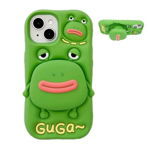 YAKVOOK 3D-Cartoon-Schutzhülle für iPhone 11, Kawaii-Handyhülle, niedlich, lustig, Frosch-Halterung für Frauen, weiches Silikon, stoßfeste Schutzhülle für iPhone 11 YAKVOOK 3D-Cartoon-Schutzhülle für iPhone 11, Kawaii-Handyhülle, niedlich, lustig, Frosch-Halterung für Frauen, weiches Silikon, stoßfeste Schutzhülle für iPhone 11 von YAKVOOK