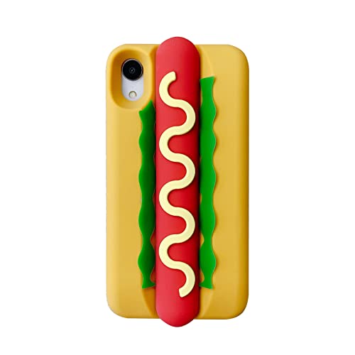 YAKVOOK Kawaii-Handyhüllen für iPhone 16, süßes Cartoon-Design, Hot Dog, Hamburger, 3D-Hülle, weiches Silikon, stoßfeste Schutzhülle für iPhone 16 YAKVOOK Kawaii-Handyhüllen für iPhone 16, süßes Cartoon-Design, Hot Dog, Hamburger, 3D-Hülle, weiches Silikon, stoßfeste Schutzhülle für iPhone 16 von YAKVOOK