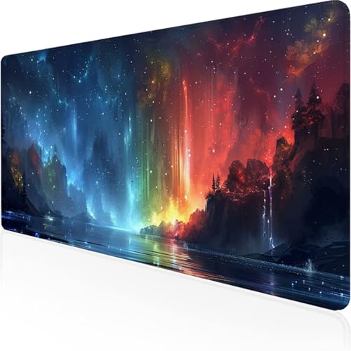 - Übergröße DEUTSCHES Layout Mauspad 700 x 300 Weltkarte - XXXL Mousepad groß mit Motiv - Tischunterlage Large Size - XXL Gaming z.B. für Maus und Tastatur Nordlicht See - Übergröße DEUTSCHES Layout Mauspad 700 x 300 Weltkarte - XXXL Mousepad groß mit Motiv - Tischunterlage Large Size - XXL Gaming z.B. für Maus und Tastatur Nordlicht See von YALNSENN