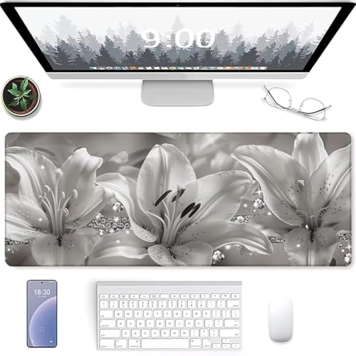 XXL Speed Gaming Mauspad Weltkarte 800 x 400mm XXL Mousepad Tischunterlage Large Size Multifunktionales Anti Rutsch schreibtischunterlage verbessert Präzision und Geschwindigkeit Weiß Blume XXL Speed Gaming Mauspad Weltkarte 800 x 400mm XXL Mousepad Tischunterlage Large Size Multifunktionales Anti Rutsch schreibtischunterlage verbessert Präzision und Geschwindigkeit Weiß Blume von YALNSENN
