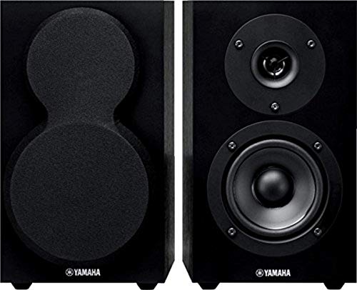 YAMAHA NS-BP150 Lautsprecher, 30 W, Schwarz – Lautsprecher (2-Wege, 2.0 Kanäle, mit Kabel, 30 W, 55-38000 Hz, schwarz) von YAMAHA