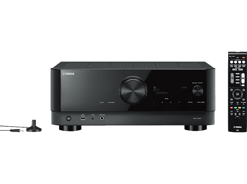 YAMAHA RX-V 4 A AV Receiver (5.2 Kanäle, Schwarz) von YAMAHA