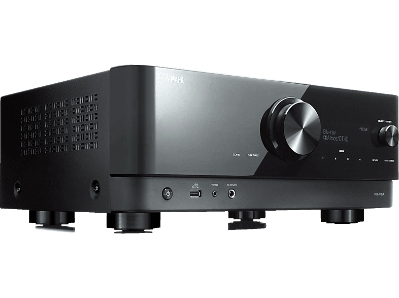 YAMAHA RX-V 6 A AV Receiver (7.2 Kanäle, Schwarz) von YAMAHA