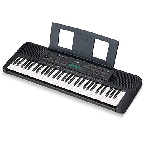 YAMAHA Tragbares Yamaha-Keyboard PSR-E273 — Starter-Keyboard mit 61 empfindlichen Tastenanschlägen, inklusive Gutschein für 2 Online-Musikkurse an der Yamaha Music School, in Schwarz von YAMAHA