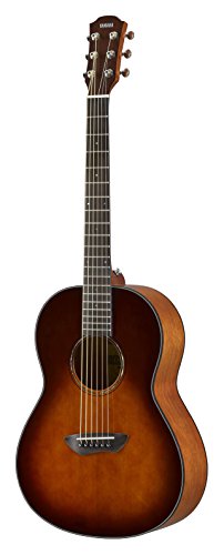 Yamaha CSF1MTBS Westerngitarre tobacco brown sunburst, Kompakte und elegante Akustikgitarre mit sattem Sound, Ideal für unterwegs, Inklusive Gitarrentasche, ¾ Mensur von YAMAHA