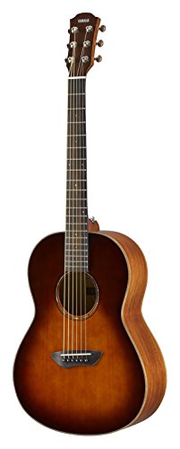 Yamaha CSF3MTBS Westerngitarre tobacco brown sunburst, Handliche und edle Akustikgitarre mit sattem Sound, Ideal für unterwegs, Inklusive Gitarrentasche, ¾ Mensur von YAMAHA