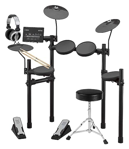Yamaha DTX402K Compact E-Drum Kit (Set inkl. Hocker, Kopfhörer und Sticks) von YAMAHA