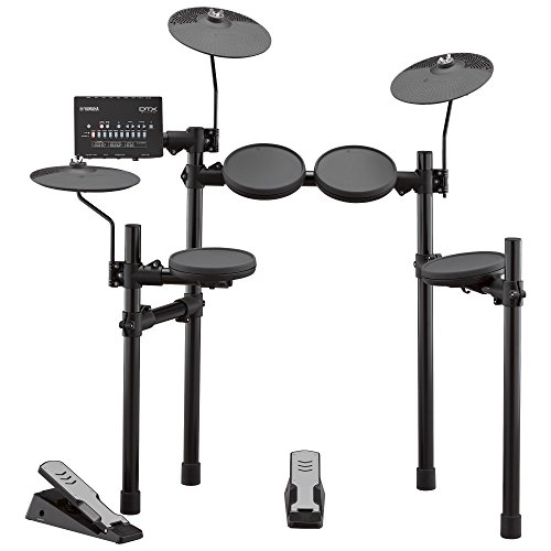 Yamaha DTX402K elektronisches Schlagzeug schwarz – Komplettes E-Drum-Set mit 415 professionellen Sounds – 10 Drum Kits von YAMAHA