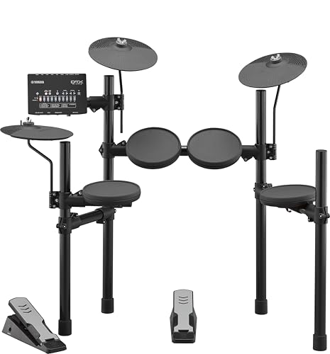 Yamaha DTX402KRL Electronic Drum Kit - 10 Kits, 415 Sounds, 2 Online-Lessons, akustische Effekte und elektronische Sounds, 10 Trainingsfunktionen, iOS/Android-App, schwarz Yamaha DTX402KRL Electronic Drum Kit - 10 Kits, 415 Sounds, 2 Online-Lessons, akustische Effekte und elektronische Sounds, 10 Trainingsfunktionen, iOS/Android-App, schwarz von YAMAHA
