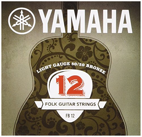 Yamaha FB 12 Westerngitarrensaiten 80/20 Bronze Super Light (1er Set) von YAMAHA