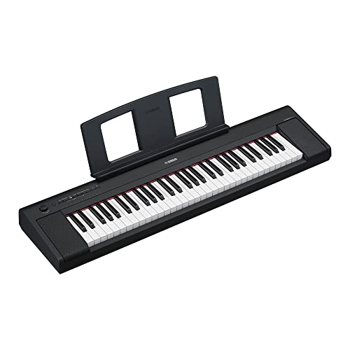 Yamaha NP-15 Piaggero Digital Keyboard – Leichtes und tragbares Keyboard mit 61 anschlagdynamischen Tasten und 15 Klangfarben von YAMAHA