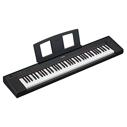 Yamaha NP-35 Piaggero Digital Keyboard – Leichtes und tragbares Keyboard mit 76 anschlagdynamischen Soft Touch Tasten und 15 Klangfarben von YAMAHA