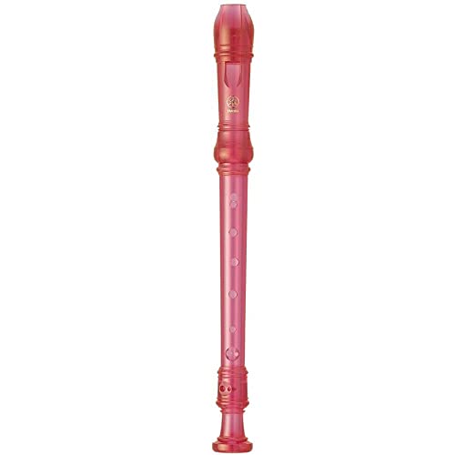 Yamaha Recorder - Soprano Recorder, German fingering, Translucent Pink von YAMAHA